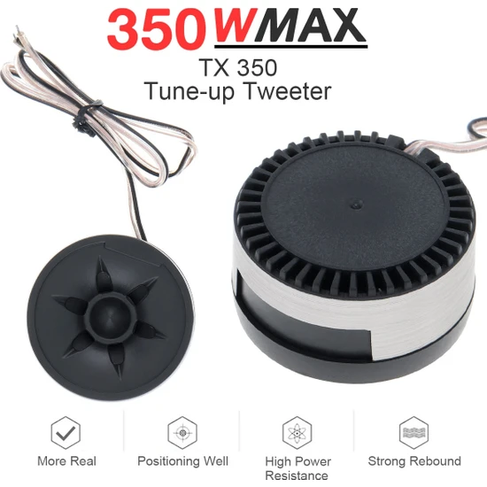 Cdwishbest Araba Ses Sistemi Için 2 Adet 350W Yüksek Verimli Mini Dome Anında Kurulum Tweeter Hoparlörler (Yurt Dışından)