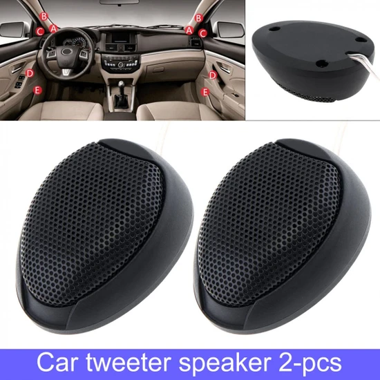 Cdwishbest 2 Adet Evrensel 12V 1000W Metal + Plastik Yüksek Verimli Mini Araba Dome Tweeter Araba Ses Sistemi Için Hoparlörler (Yurt Dışından)