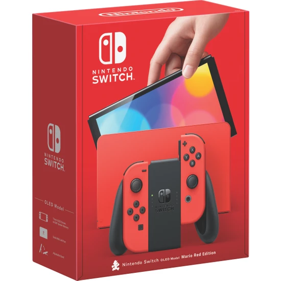 Nintendo Switch Konsol OLED Model Mario Red Edition