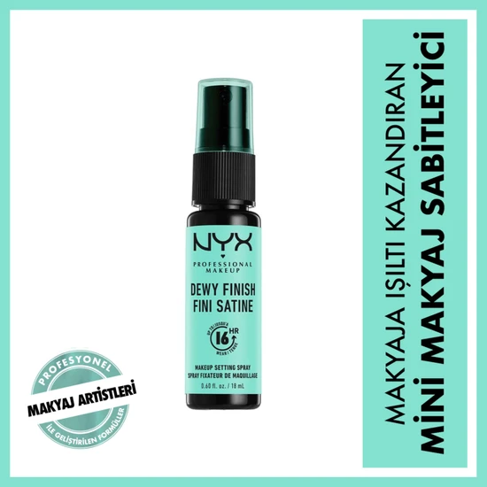 NYX Professional Makeup MAKEUP SETTING SPRAY - DEWY FINISH (MINI)
