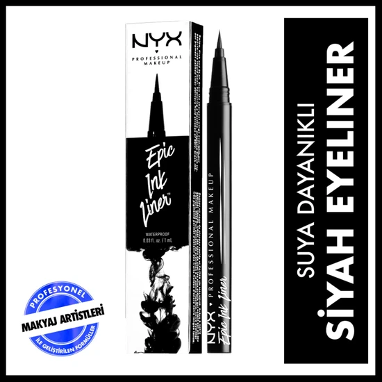 NYX Professional Makeup EPIC INK LINER - SİYAH
