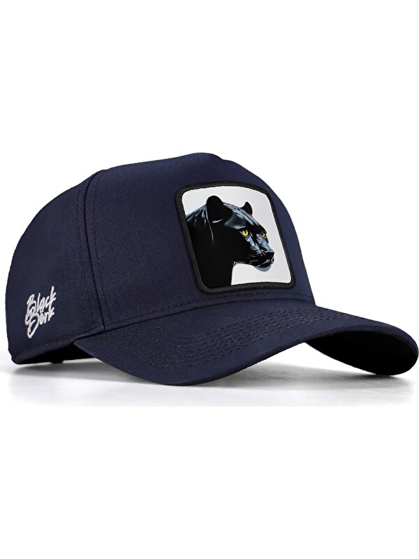 Black Börk  V1 Baseball Panter - 4 Kod Logolu  Lacivert Şapka (Cap)