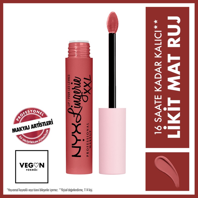NYX Professional Makeup LIP LINGERIE XXL MATTE LIQUID LIPSTICK - XXPOSE ME