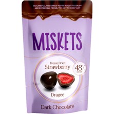 Miskets Bitter Çikolata Kaplamali Çilek 80 gr