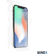 Winex Apple iPhone 15 Ile Uyumlu Ön-Arka 360 Fullbody Darbe Emici Kaplama ve Hd Ekran Koruyucu