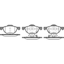 Ioto Ön Fren Balatası Accord 2.0 - 2.4 Vtec 2.2 Cdti 2003-