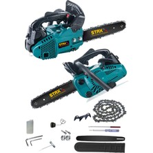 Staxx Power Blue Turbo Mini 33CC Benzinli Testere 30CM 2000W Benzinli Dal Ağaç Budama Kesme Bıçkı Testeresi