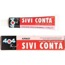 404 Sıvı Conta Kırmızı -60°c- 300°C 45 gr