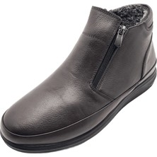 Çiğdem Kundura Gamze - 720 - Içi Kürklü Gerçek Deri Erkek Bot - Kahverengi- 44