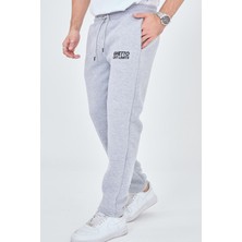 Ghetto Off Limits Basic Unisex Gri Melanj Eşofman Altı