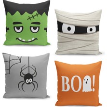 Filamente 4'lü Kırlent Kılıf Seti Çocuk Bebek Odası Dijital Baskılı