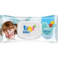 Uni Baby Aktif Bebek Islak Mendil 24+ Ay 52 Adet
