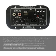 Passing 12 V 24 V Bluetooth Amplifikatör Kurulu Hıfı Bas Amplifikatör Kurulu Fm Subwoofer 30-120 W 10 Inç Subwoofer Hoparlör (Ab Tak) (Yurt Dışından)