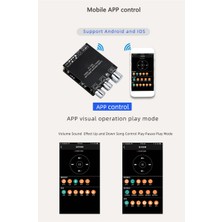 Passing Bluetooth 5.0 100W+100W Güç Subwoofer Amplifikatör Kurulu 2.1 Kanal Sınıf D Ev Ses Stereo Ekolayzır Amp XY-T100L (Yurt Dışından)