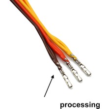 Passing Adet Jr/futaba Stil Servo 1 Ila 2 Y Kablo Demeti Kablo Splitter Kablo Erkek Kadın Uzatma Kurşun Tel Rc Modelleri Için 7 cm (Yurt Dışından)