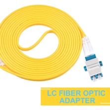 Passing Lc Fiber Optik Adaptör Lc - Lc Dubleks Çok Modlu 10 GB F/f Duvar Plakaları, Patch Paneller Için Keystone Bağlayıcı (Yurt Dışından)