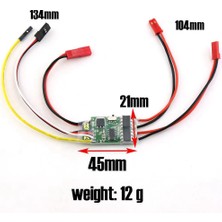 Passing Çift Yönlü Fırçalanmış Esc 2s-3s Lipo 5A Esc Hız Kontrolü Rc Model Tekne Tankı 130 180 Fırçalı Motor Yedek Parçaları (Yurt Dışından)