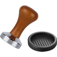 Gorgeous 51MM Espresso Kahve Sabotajı, Tamper Matlı, Alüminyum Düz Tabanlı (Yurt Dışından)