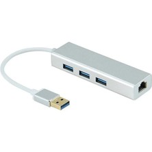 Keepro Macbook Gigabit Ethernet Adaptör USB 3.0 Gigabit Ethernet USB Hub USB 3.0 Çoğaltıcı macbook Uyumlu