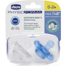 Chicco Physioforma Mini Soft 2'li Emzik 0-2 Ay Erkek