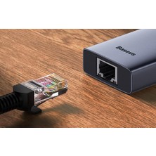 Baseus Pd 100W 7in1 Type-C To Dönüştürücü Hub Type-C To HDMI4K@60Hz Usb3.0 1000 Mbps RJ45 Ekran Paylaşma