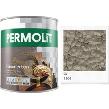 Permolit Hammerton Dekoratif Metal Boyası Gri 0.75 Lt.
