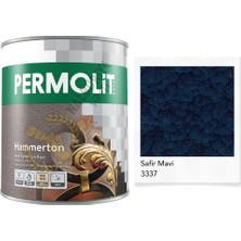 Permolit Hammerton Dekoratif Metal Boyası Safir Mavi 0.75 Lt.
