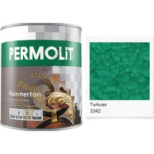 Permolit Hammerton Dekoratif Metal Boyası Turkuaz 0.75 Lt.