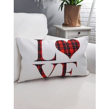 Körfez Kırlent Sevgililer Günü Temalı Kırlent Kılıfı 35X55CM