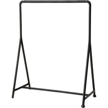 IKEA Ayaklı Askılık, Turbo Siyah Renk Meridyendukkan 117X148 cm Açık Gardrop Iç-Dış Mekan