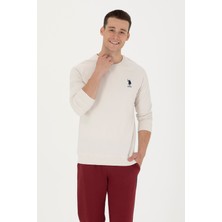 U.S. Polo Assn. Erkek Taş Sweatshirt 50269412-VR049