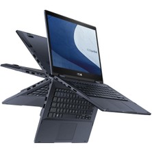 Asus Expertbook B3 Flip– Intel İ7-1255U – 14’’ Fhd Touch- 16GB Ram– 512GB Ssd– Q Us Ing. Klavye- Dos– 1 Yıl Garanti- B3402FBA-EC0971