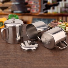Kuadu Shop 12CMX1100ML Stili Taşınabilir Çift Duvar Paslanmaz Çelik Kahve Kupa Termo Fincan Seyahat Bardak Kahve Sürahisi Süt Çay Bardakları Çift Ofis Su Kupaları (Yurt Dışından)