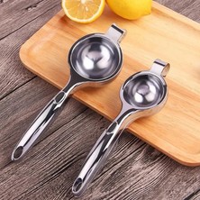 Kuadu Shop Gümüş Büyük Stil Manuel Narenciye Sıkacağı El Portakal Sıkacağı Limon Meyve Sıkacağı Narenciye Pres Makinesi Ev Için Paslanmaz Çelik Mutfak Aksesuarları (Yurt Dışından)