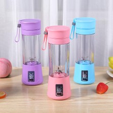 Kuadu Shop Yeşil Stil 6 Bıçaklı Mini USB Taşınabilir Şarj Edilebilir Mini Elektrikli Meyve Sıkacağı Şişe Meyve Mikseri Manuel Mutfak Robotları (Yurt Dışından)