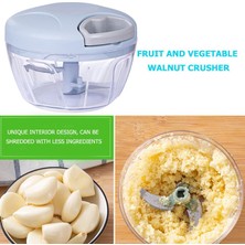 Kuadu Shop Yeşil Stil Manuel Sebze Meyve Kesici Işlemci Doğrayıcı Sarımsak Kesici Gıda Meyve Büküm Parçalayıcı Et Blender Kırıcı Mutfak Aksesuarları (Yurt Dışından)