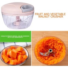 Kuadu Shop Yeşil Stil Manuel Sebze Meyve Kesici Işlemci Doğrayıcı Sarımsak Kesici Gıda Meyve Büküm Parçalayıcı Et Blender Kırıcı Mutfak Aksesuarları (Yurt Dışından)