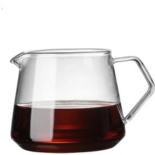 Kuadu Shop STYLE03 500ML Stili Sürahi Drml 650ML Cezve V60 Dökün Cam Aralığı Kahve Sunucusu Kahve Su Isıtıcısı Bira Makinesi Barista Percolator (Yurt Dışından)