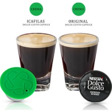 Kuadu Shop 1pcs- Brown Style ICAFILAS3RD Reusable Dolce Gusto Cof Capsule 3rd Plastic Refillable Dolce Gusto Cof Capsule Fit For Nescafe Cof Machine (Yurt Dışından)