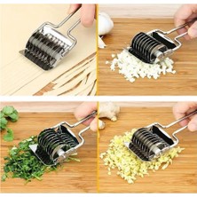Kuadu Shop 1 Adetmanuel Erişte Kesici Hamur Kesme Aleti Bıçağı Spagetti Makinesi Rulo Kırıcı Paslanmaz Çelik Erişte Makinesi Makinesi Hamur Kesici (Yurt Dışından)