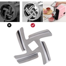 Kuadu Shop 2 Adet Tarzı Iç Delik 8mm Kıyma Makinesi Parçaları Bıçak Fit Mgb Serisi Kıyma Makinesi Parçaları Güç Aracı Mutfak Robotları Mutfak Yemek Şerit (Yurt Dışından)