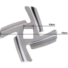 Kuadu Shop 2 Adet Tarzı Iç Delik 8mm Kıyma Makinesi Parçaları Bıçak Fit Mgb Serisi Kıyma Makinesi Parçaları Güç Aracı Mutfak Robotları Mutfak Yemek Şerit (Yurt Dışından)