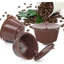 Kuadu Shop Mor Tarzı Doldurulabilir Kahve Fincanı Filtre Kahve Makinesi Adaptörü Kapsül Yeniden Kullanılabilir Kahve Fincanı Tutucu Nescafe Dolce Gusto Cafe Için Pod Süzgeç (Yurt Dışından)