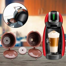 Kuadu Shop Mor Tarzı Doldurulabilir Kahve Fincanı Filtre Kahve Makinesi Adaptörü Kapsül Yeniden Kullanılabilir Kahve Fincanı Tutucu Nescafe Dolce Gusto Cafe Için Pod Süzgeç (Yurt Dışından)