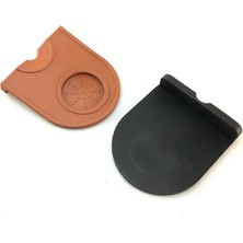 Kuadu Shop M Kahverengi Tarzı Cof Tampers Mat Fluted Cof Tampering Corner Mat Pad Tool Made For Baristas With Non-Slippery Food Safe Silicone (Yurt Dışından)