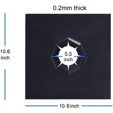 Kuadu Shop Siyah Stil Gaz Sobası Koruyucuları Mutfak Aksesuarları Yeniden Kullanılabilir Gaz Sobası Brülör Kapağı Astar Mat Yangından Korunma Mutfak Aletleri Eşyaları (Yurt Dışından)