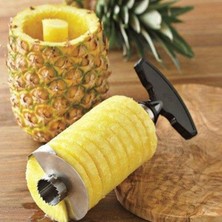 Kuadu Shop No.3 Tarzı 201 Paslanmaz Çelik Ananas Dilimleme Soyucu Meyve Tart Dilimleme Mutfak Kolay Aracı Ananas Spiral Kesici Yeni Gereç Aksesuarları (Yurt Dışından)