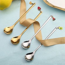 Kuadu Shop J Tarzı Yaratıcı Meyve Kolye Kahve Kaşığı Çay Kaşığı Karıştırma Karıştırma Tatlı Kaşığı Masa Dekor Noel Partisi Hediyesi Mutfak Aracı (Yurt Dışından)