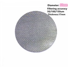 Kuadu Shop Ekran 51X50UM Stili 51 mm Yeni Çift Ağızlı mm Kahve Delonghibrevillesage Kahve Makinesi Aksesuarları Için Dipsiz Portafilter Filtre Barista (Yurt Dışından)