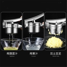 Kuadu Shop B Küçük Stil 304 Paslanmaz Çelik Manuel Meyve Sıkacakları Sebze Kurutucu Sarımsak Ezici Taşınabilir Blender Kichen Aksesuarları (Yurt Dışından)